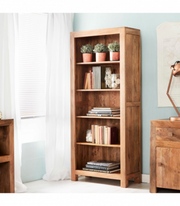 Toko Light Mango Large Open Bookcase