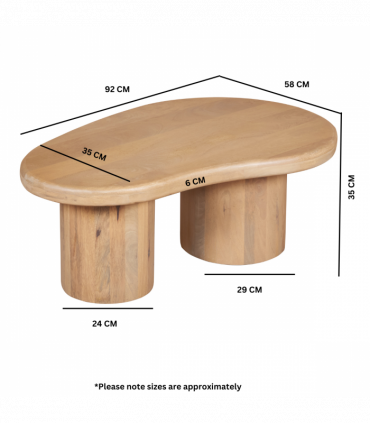Austin Solid Wood Coffee Table