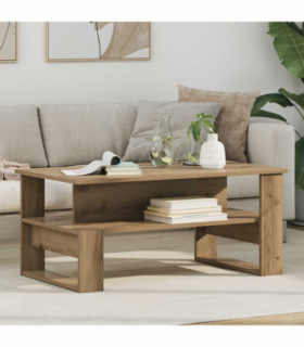 vidaXL Coffee Table Artisan Oak 90 x 50 x 40 cm Engineered Wood