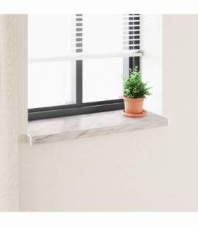 vidaXL Window Sill Marble Text -enure 60 x 30 x 4.5 cm PVC