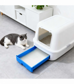 vidaXL Non-woven Fabric Pet Training Pad 400 pcs Blue and White