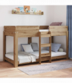 vidaXL Bunk Bed for Kids Artisan Oak 100 x 200 cm Engineered Wood