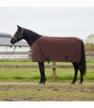 vidaXL Horse Blanket Full Dark Brown Polyester
