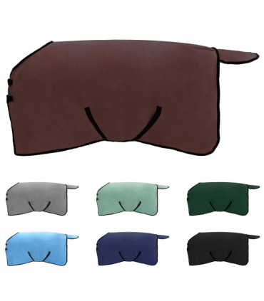 vidaXL Horse Blanket Full Dark Brown Polyester