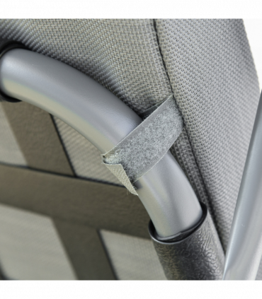 Garden Swing Chair 3 Seater Hammock Bed Adjustable Canopy Grey 234cm x 132cm