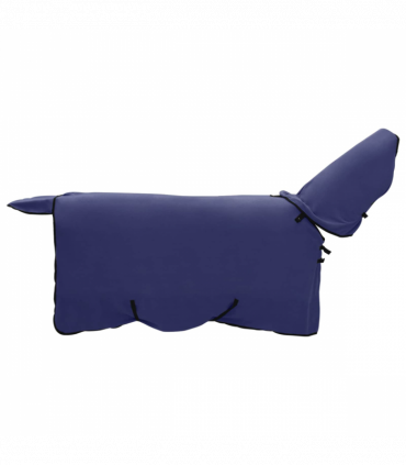 vidaXL Horse Blanket Navy Blue Polyester
