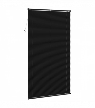 vidaXL Venetian Blind Manual Adjustable Black 213 x 110 cm PVC