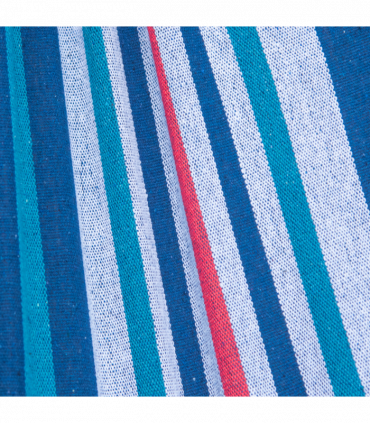 294 x 117cm Hammock with Metal Stand Portable Carrying Bag 120kg White Stripe