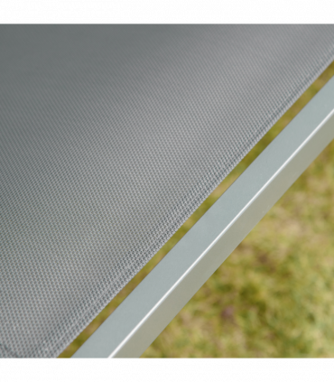 Steel 3 Person Swing Chair & Adjustable Canopy - Dark Grey 196cm x 116cm x 172cm