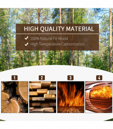 2PCs Wooden Planter Box Flower Plant Pot Flower Beds Plant Box