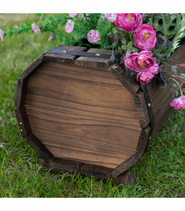 2PCs Wooden Planter Box Flower Plant Pot Flower Beds Plant Box