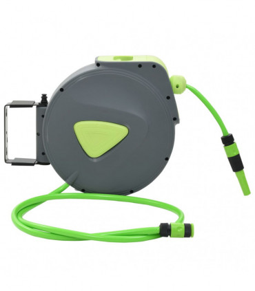 Automatic Retractable Water Hose Reel Wall Mounted 20+2 m