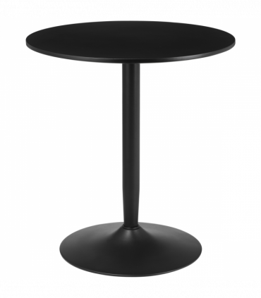 HOMCOM Round Dining Table with Steel Base, Non-slip Pad for Living Room