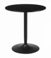 HOMCOM Round Dining Table with Steel Base, Non-slip Pad for Living Room