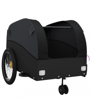 vidaXL Bike Trailer Black 45 kg Iron