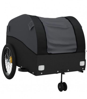 vidaXL Bike Trailer Black 45 kg Iron