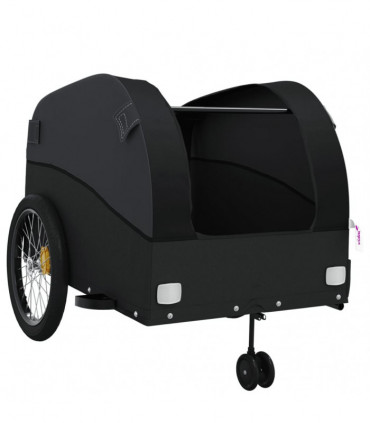 vidaXL Bike Trailer Black 45 kg Iron
