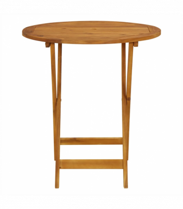 vidaXL 3 Piece Bistro Set Beige Fabric and Solid Wood