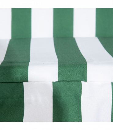 Outdoor 3-person Porch Swing Chair with Adjustable Canopy Green