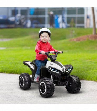 HOMCOM 12V Electric Quad Bikes for Kids Ride On Car ATV Toy for 3-5 Years