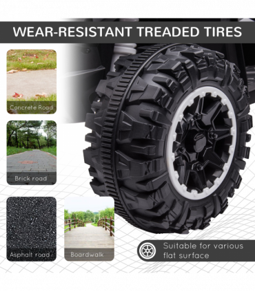 HOMCOM 12V Electric Quad Bikes for Kids Ride On Car ATV Toy for 3-5 Years