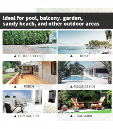 Outsunny Rattan Dining Set for 6 with Cushions, Glass Top Table