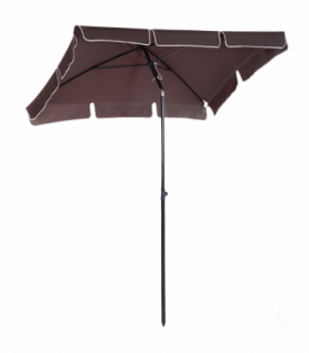 Aluminum Umbrella Parasol-Brown