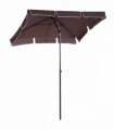 Aluminum Umbrella Parasol-Brown