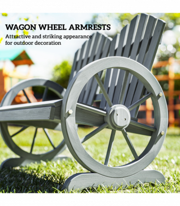 Elegant Grey Outdoor Chair with Ergonomic Support and Strong Design