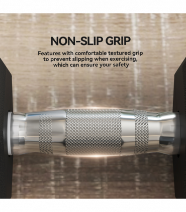 HOMCOM 25KG Rubber Hex Dumbbell Portable Hand Weights for Home Gym