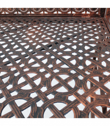 Rocking Chair Swing Bench Loveseat Metal Bronze Garden Outdoor