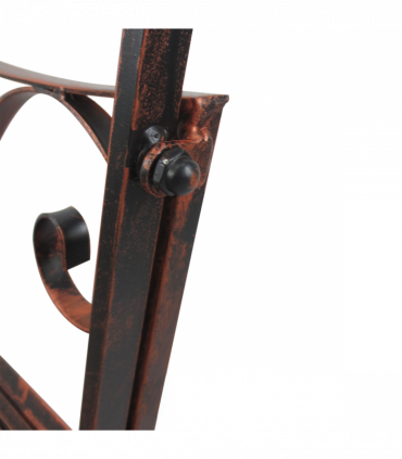 Rocking Chair Swing Bench Loveseat Metal Bronze Garden Outdoor