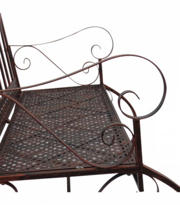 Rocking Chair Swing Bench Loveseat Metal Bronze Garden Outdoor
