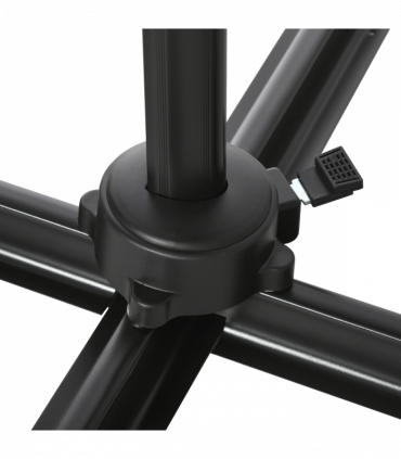 Square Cantilever Roma Parasol 360 Rotation w/ Hand Crank, Cream White