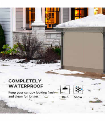 3 x 3 (m) Gazebo Protective Cover, Waterproof Cover for Canopy, Tent