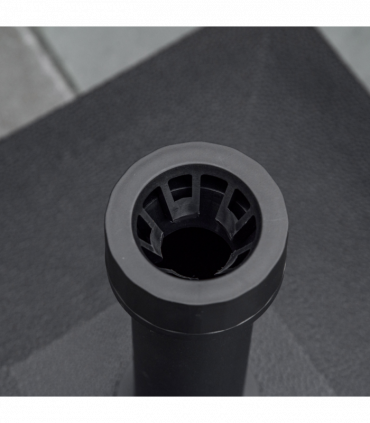 Outsunny 20kg Heavy Duty Garden Parasol Base with Wheels for Patio Deck Black