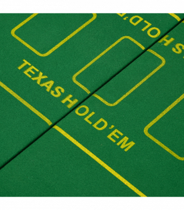 SPORTNOW Foldable Poker Mat, 10-Player Table Top with Cup Holders, Carry Bag