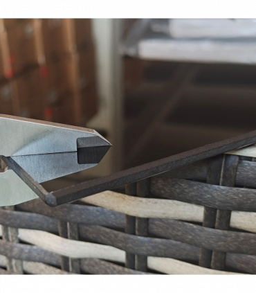 Outsunny 7PC Rattan Garden Furniture Set Coffee Table Buckle Structure, Grey