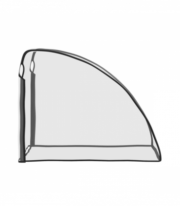 HOMCOM Baby Bike Trailer Cover, Bicycle Trailer Storage Cover Anti Dust Rain