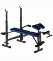 HOMCOM Multi-Function Adjustable Weight Training Bench Gym Fitness Lifting