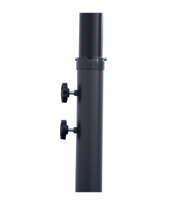 3(m) Cantilever Shanghai Parasol Crank Handle, Cross Base, Turquoise Outsunny