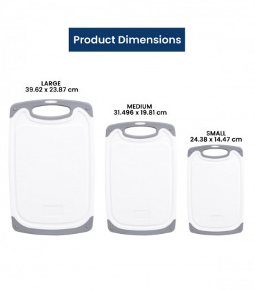 3PC Chopping Board Set