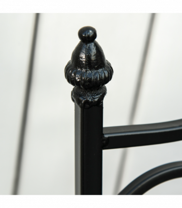 3Pc Mosaic Tile Garden Bistro Set Folding Chairs