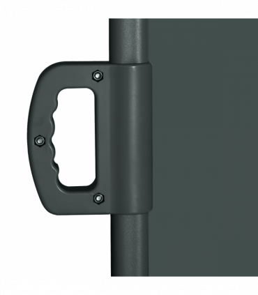 3x2M Retractable Side Awning Screen Fence Patio Privacy Divider Grey