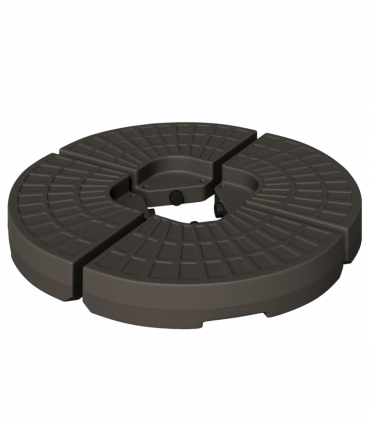 4PCs Cantilever Offset Patio Umbrella Base Stand,  & Sand Filled, HDPE plastic