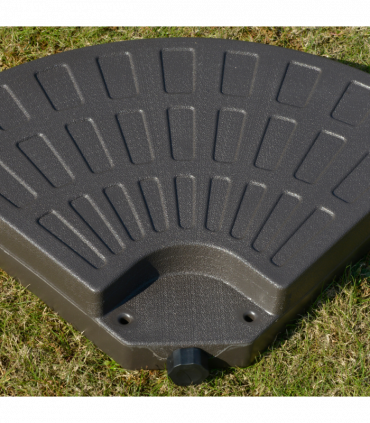 4PCs Cantilever Offset Patio Umbrella Base Stand,  & Sand Filled, HDPE plastic