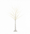 5ft Artificial White Birch Tree Light  96 Warm White Pre-Lit LED Light