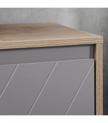 60x60cm Under-Sink Storage Cabinet w/ Adjustable Shelf 2 Doors Cabinet