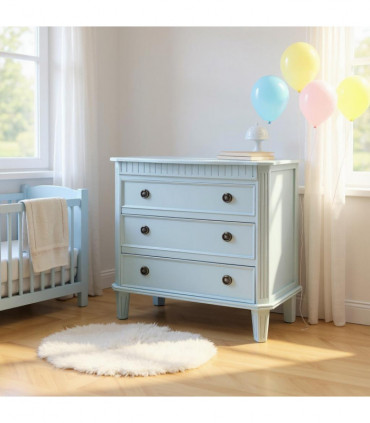 68CM 3 DRAWER CHEST OF DRAWERS