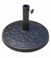 Bronze Tone Patio Umbrella Base - Rust-Resistant Resin - 12kg Stability